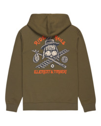 1 Timber Hobos Po - Sudadera con capucha para hombre Verde ELYSF00314 Element