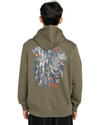 7 Timber Guard Dogs Po - Sweatshirt com capuz para Homem Verde ELYSF00315 Element