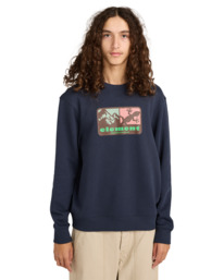 2 Memory Cr - Felpa da Uomo Blue ELYSF00318 Element
