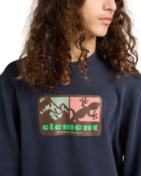 4 Memory Cr - Felpa da Uomo Blue ELYSF00318 Element