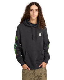 2 Bigfoot Trees Po - Felpa con cappuccio da Uomo Black ELYSF00322 Element