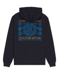 1 Inner Workings - Sudadera con capucha para hombre Azul ELYSF00329 Element