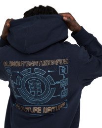 7 Inner Workings - Sudadera con capucha para hombre Azul ELYSF00329 Element