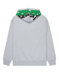 1 Horn - Sweat &agrave; capuche pour Homme Gris ELYSF00343 Element