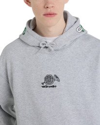 4 Horn - Sweat &agrave; capuche pour Homme Gris ELYSF00343 Element