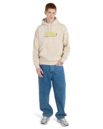 5 Mellow - Sweat &agrave; capuche pour Homme Beige ELYSF00344 Element