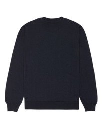 1 Icon Embroidery Sw - Maglione girocollo da Uomo Blue ELYSW00115 Element