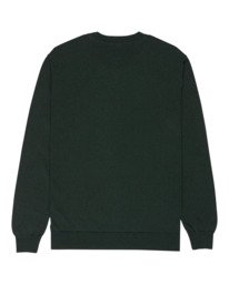 1 Icon Embroidery Sw - Jersey de cuello redondo para hombre Marron ELYSW00115 Element