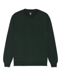 0 Icon Embroidery Sw - Jersey de cuello redondo para hombre Marron ELYSW00115 Element