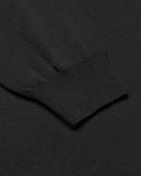 4 Icon Embroidery Sw - Pull &agrave; col rond pour Homme Noir ELYSW00115 Element