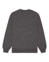 1 Icon Embroidery Sw - Jersey de cuello redondo para hombre Gris ELYSW00115 Element