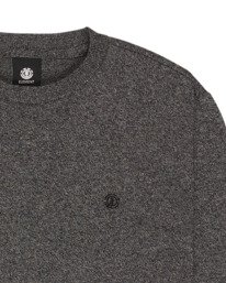 2 Icon Embroidery Sw - Jersey de cuello redondo para hombre Gris ELYSW00115 Element