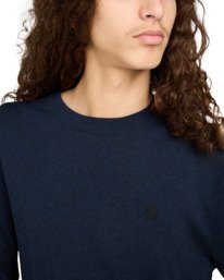 4 Icon Embroidery Sw - Maglione girocollo da Uomo Blue ELYSW00115 Element