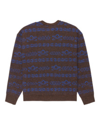 1 Shoreton Cr - Jersey de cuello redondo para hombre Marron ELYSW00122 Element