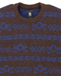2 Shoreton Cr - Jersey de cuello redondo para hombre Marron ELYSW00122 Element
