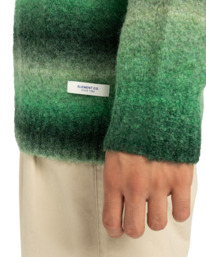 5 Shoreton Cr - Jersey de cuello redondo para hombre Verde ELYSW00122 Element