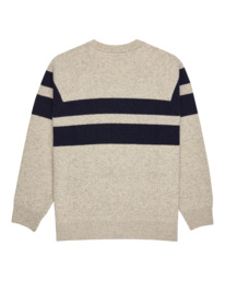 1 2000S Rib Cr - Rundhalspullover für Männer Beige ELYSW00128 Element