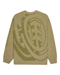 1 Double Icon Cr - Jersey de cuello redondo para hombre Verde ELYSW00129 Element