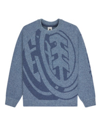 0 Double Icon Cr - Jersey de cuello redondo para hombre Gris ELYSW00129 Element