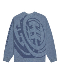 1 Double Icon Cr - Jersey de cuello redondo para hombre Gris ELYSW00129 Element