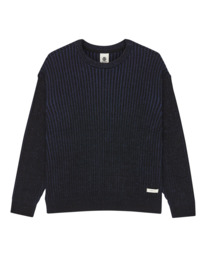 0 2Tone Rib Cr - Jersey de cuello redondo para hombre Azul ELYSW00130 Element