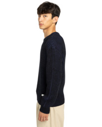 3 2Tone Rib Cr - Jersey de cuello redondo para hombre Azul ELYSW00130 Element