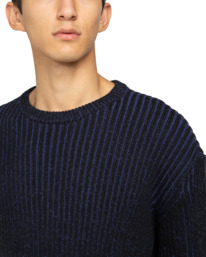 4 2Tone Rib Cr - Jersey de cuello redondo para hombre Azul ELYSW00130 Element