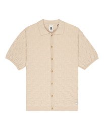 0 Sight Textured - Polo Shirt for Men Beige ELYSW00141 Element