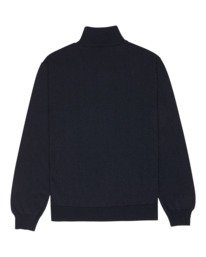 1 Icon Embroidery - Pullover mit Viertelreißverschluss für Männer Blau ELYSW00146 Element