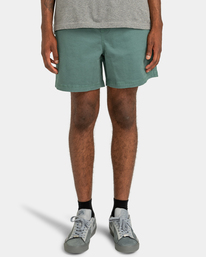 2 Valley Twill - Elasticated Shorts for Men Blue ELYWS00102 Element