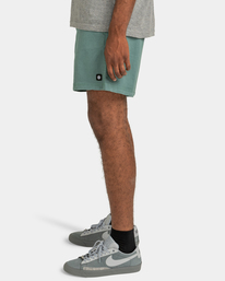 3 Valley Twill - Elasticated Shorts for Men Blue ELYWS00102 Element