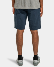 6 Howland Classic - Chino Short voor Heren Blue ELYWS00104 Element