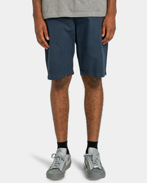 2 Howland Classic - Chino Short voor Heren Blue ELYWS00104 Element