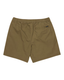 1 Chillin Classic 17" - Elastic Waist Walkshorts for Men Green ELYWS00133 Element