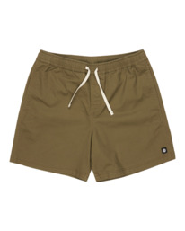 0 Chillin Classic 17" - Elastic Waist Walkshorts for Men Green ELYWS00133 Element