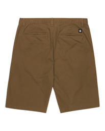 1 Howland Classic 21" - Chino Short voor Heren Brown ELYWS00145 Element