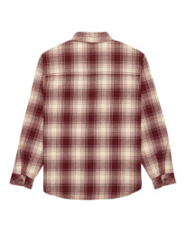 1 Hawthorne 2Pkt Heavyweight - Camisa de manga larga para hombre Rojo ELYWT00157 Element