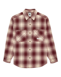 0 Hawthorne 2Pkt Heavyweight - Camisa de manga larga para hombre Rojo ELYWT00157 Element