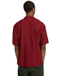 5 Bowling - Chemise à manches courtes pour Homme Rouge ELYWT00170 Element