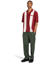 4 Bowling - Chemise à manches courtes pour Homme Rouge ELYWT00170 Element