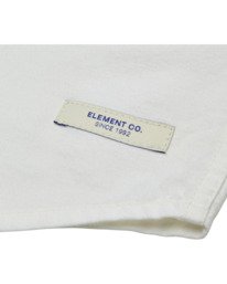 3 Button Down Regular Oxford - Long Sleeve Shirt for Men White ELYWT00182 Element