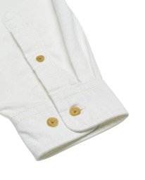 6 Button Down Regular Oxford - Long Sleeve Shirt for Men White ELYWT00182 Element