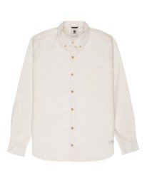 0 Button Down Regular Oxford - Long Sleeve Shirt for Men White ELYWT00182 Element