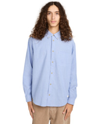 2 Button Down Regular Oxford - Langärmliges Hemd für Männer Blau ELYWT00182 Element