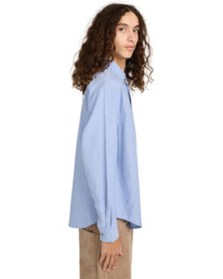 3 Button Down Regular Oxford - Langärmliges Hemd für Männer Blau ELYWT00182 Element