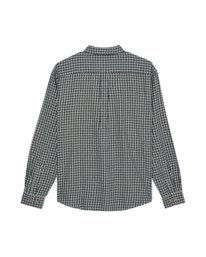 1 Button Down Regular Flannel Azul ELYWT00183 Element