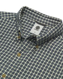 2 Button Down Regular Flannel Azul ELYWT00183 Element