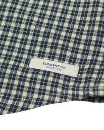 3 Button Down Regular Flannel Azul ELYWT00183 Element