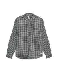 0 Button Down Regular Flannel Azul ELYWT00183 Element