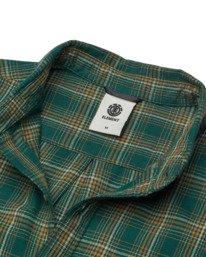 2 Button Down Regular Flannel Green ELYWT00183 Element